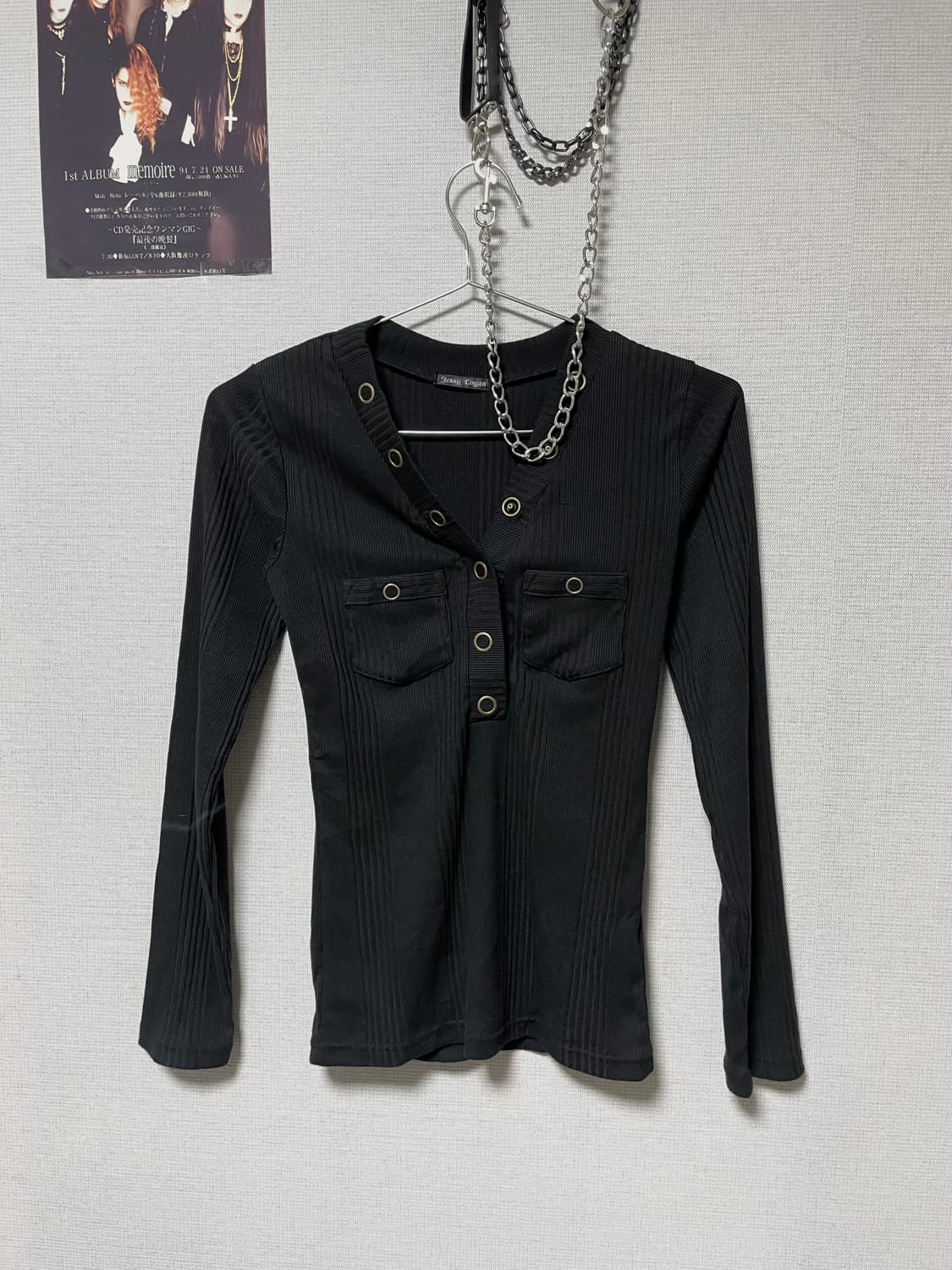 Jpn Punk Button Sleeve 락시크다크웨어갸루일본빈티지 상품이미지4
