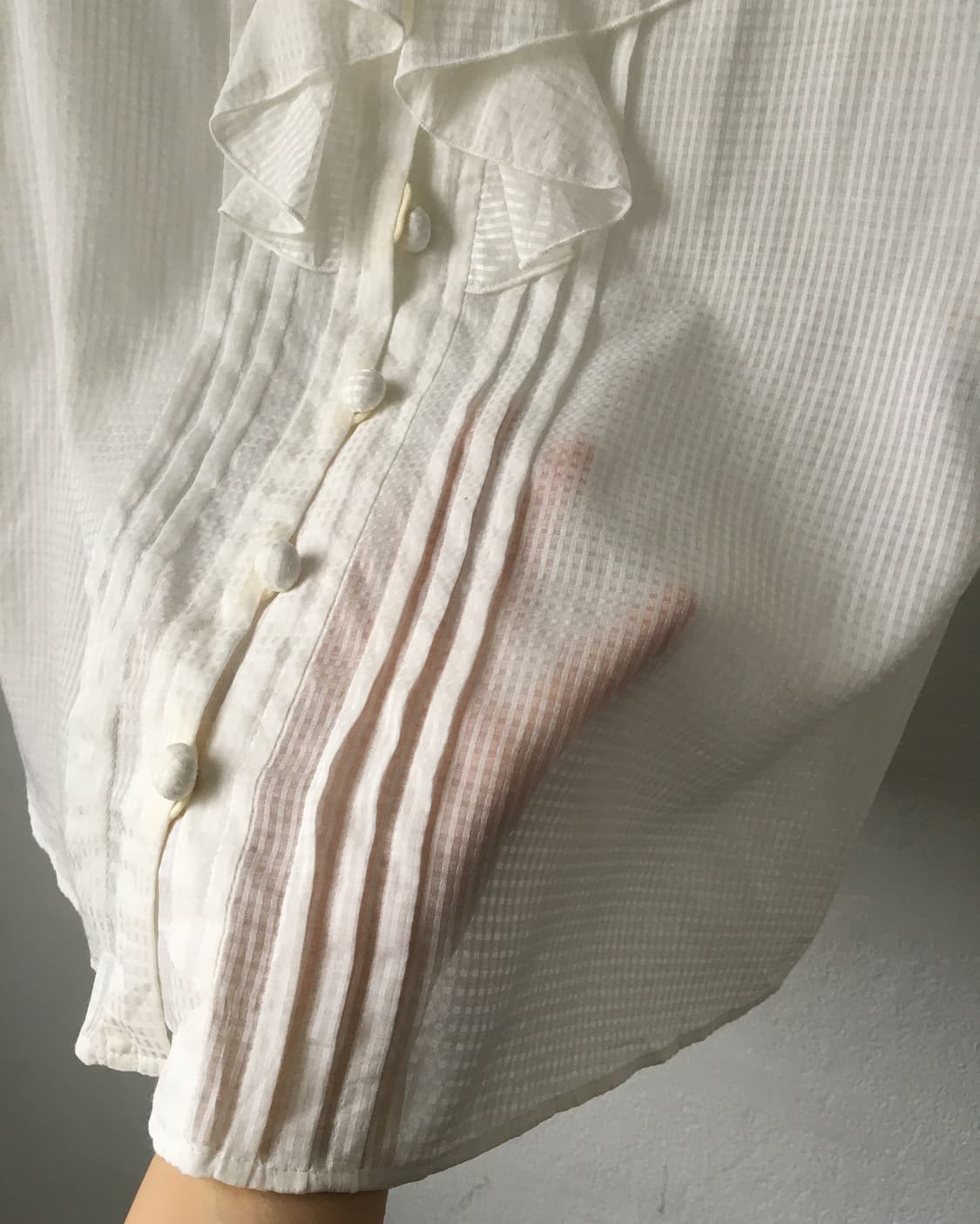Ruffle point blouse 상품이미지5