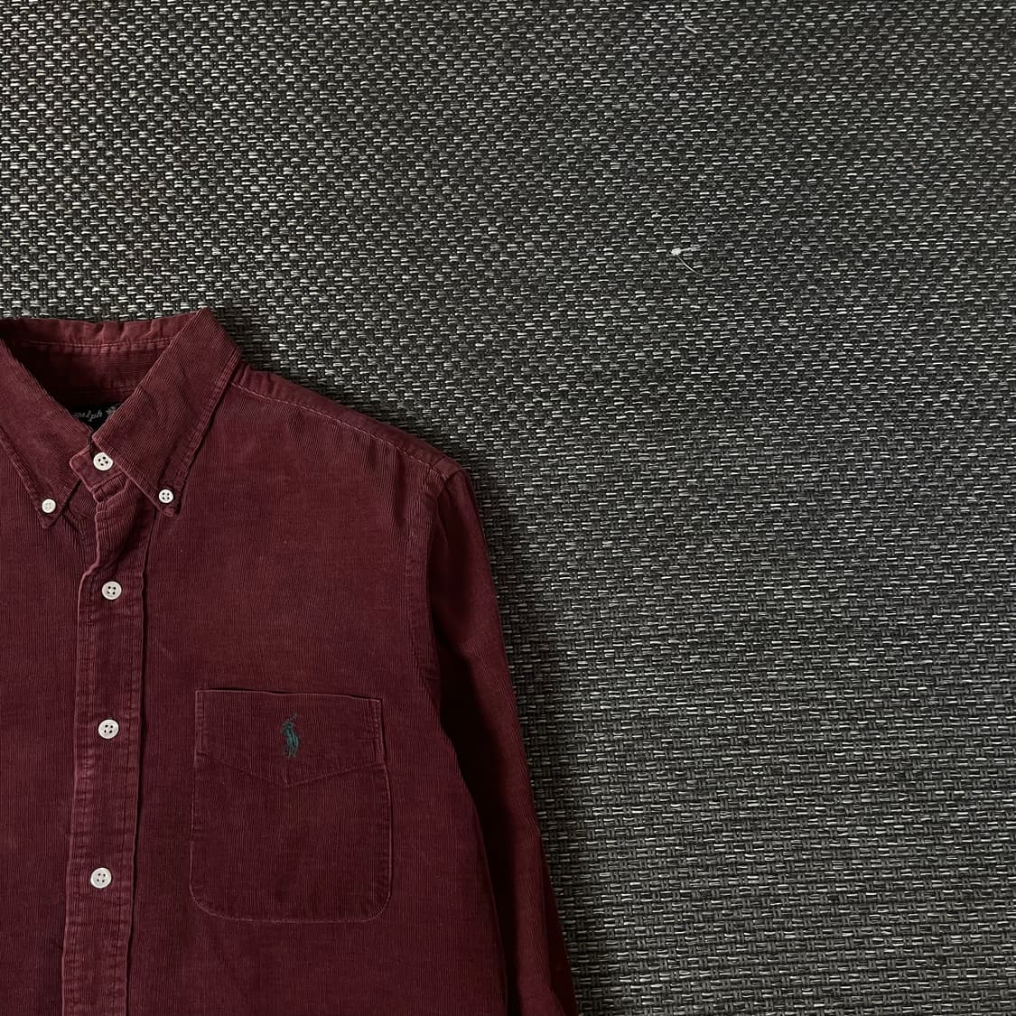 폴로랄프로렌 와인 코듀로이 긴팔 셔츠 90 상품이미지3