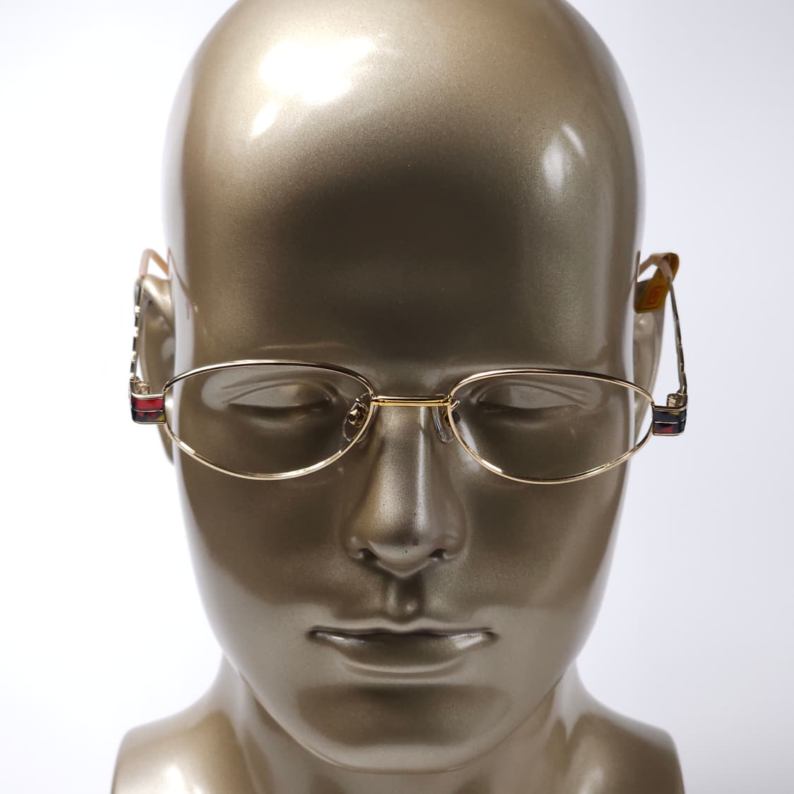 21K 도금 90년도 빈티지 오벌형 안경 상품이미지9