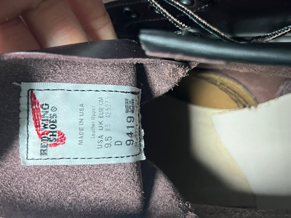 레드윙 벡맨 9419 9.5D  상품이미지8