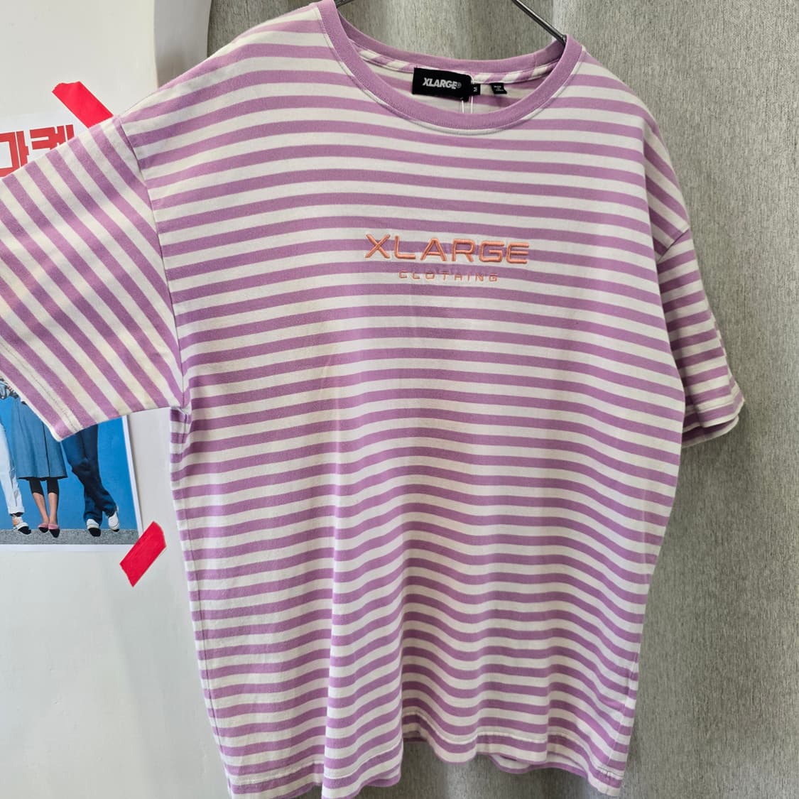 XLARGE 엑스라지 스트라이프 반팔 티셔츠  상품이미지4