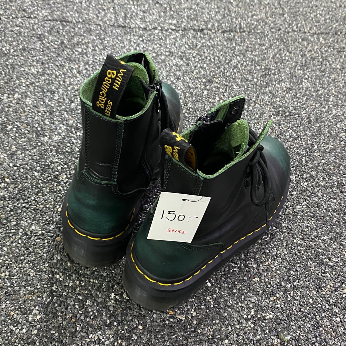 닥터마틴 제이든 8홀 부츠 빈티지 그린  B4142 상품이미지4