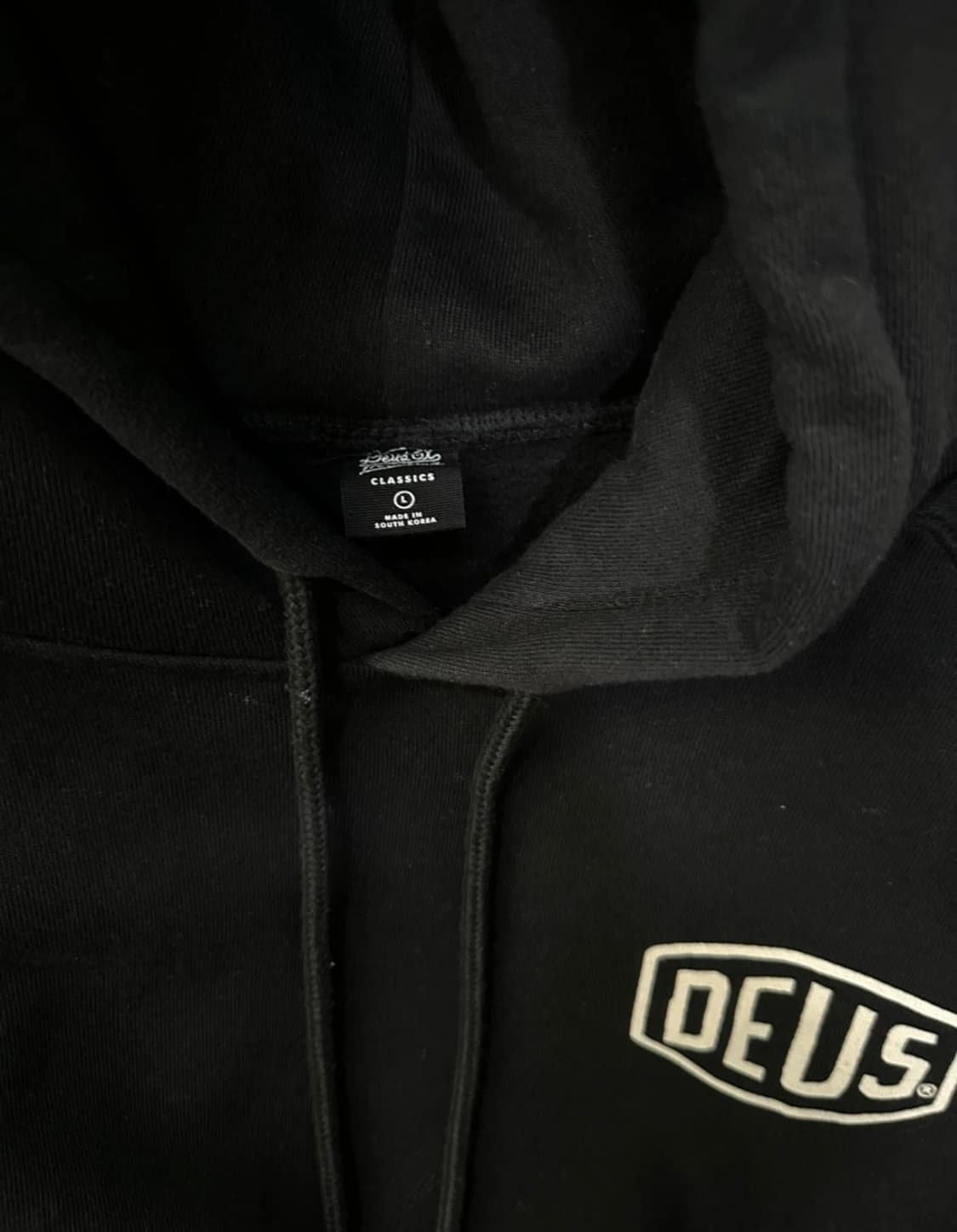 데우스 엑스 마키나 후드티 서울 L 블랙  상품이미지3