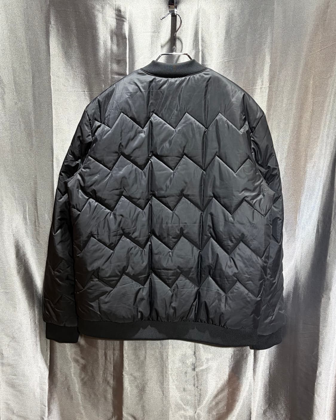 3XL 아디다스 파이어버드 퀼팅 블랙 블루종 상품이미지3