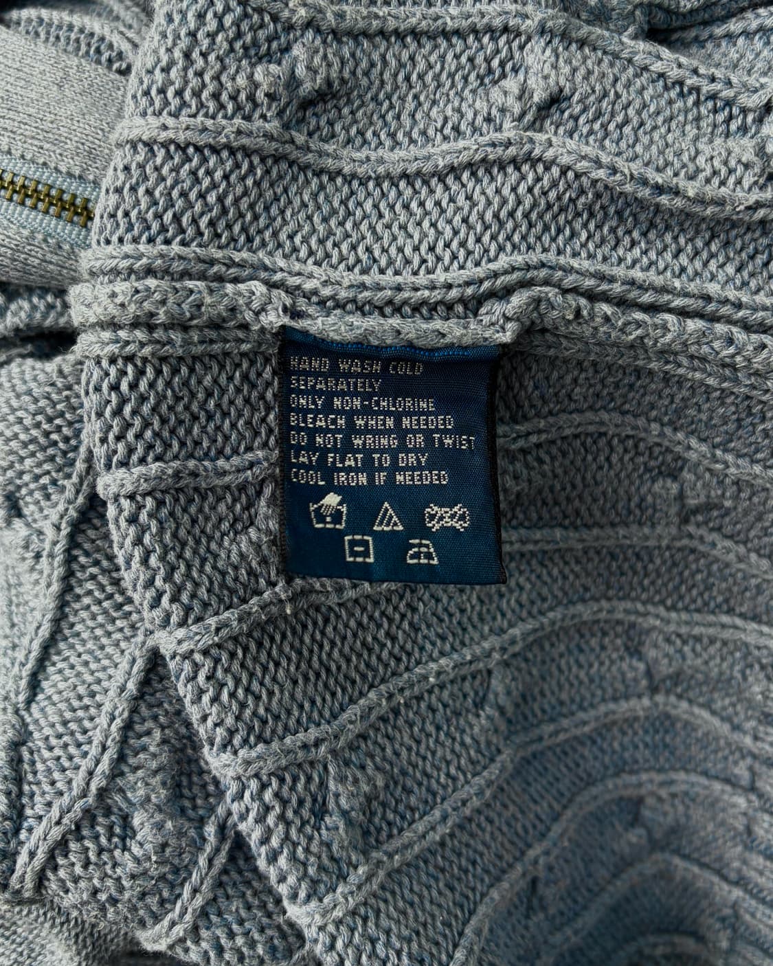 [S]폴로 랄프로렌 케이블 후드 니트 집업 상품이미지8