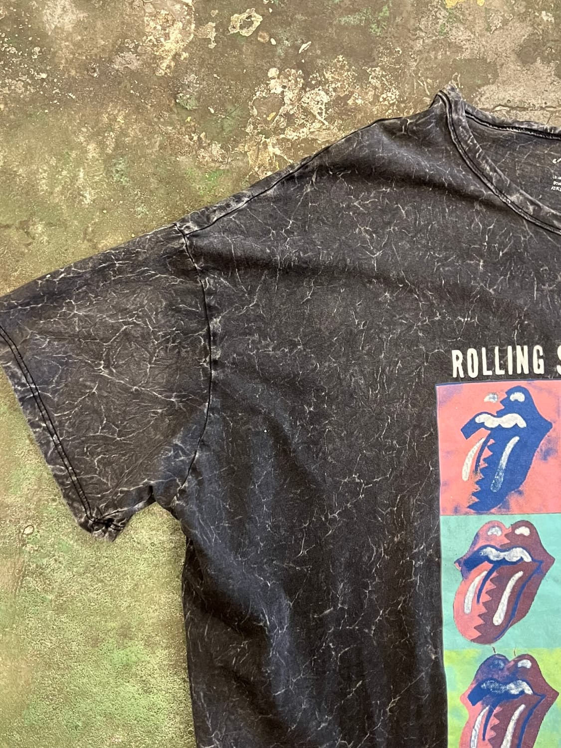 [XL] 롤링스톤즈 1989 투어 머천다이즈 빈티지 반팔 티셔츠 상품이미지3