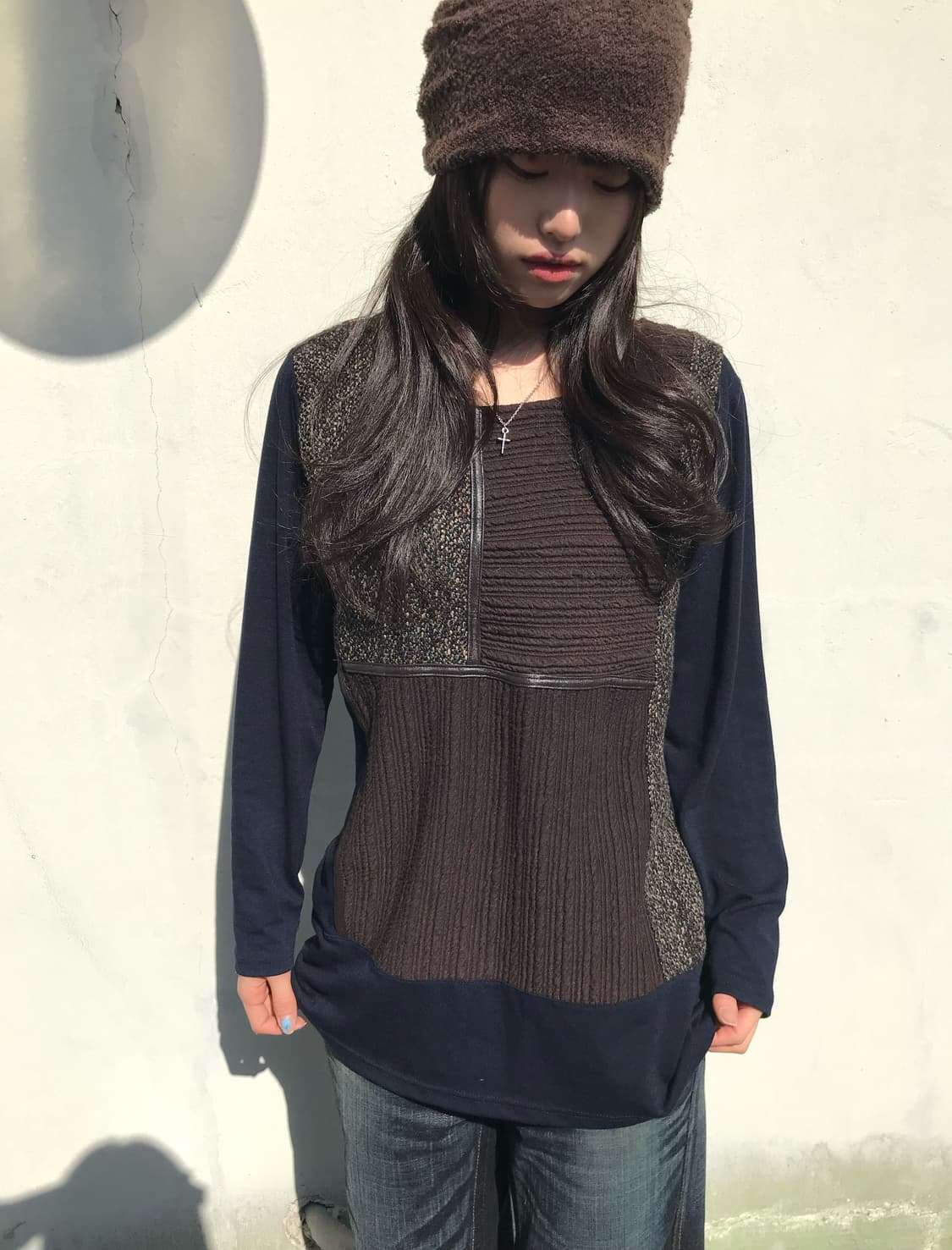 무드 패치워크 탑 상품이미지2