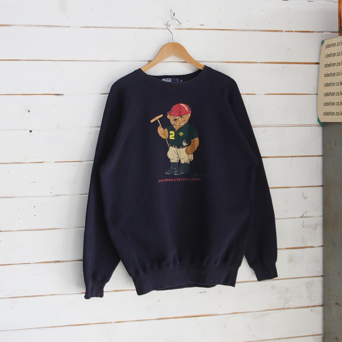 (착용컷) 폴로 랄프로렌 폴로 베어 스웻 셔츠 (남성용 103) 상품이미지2