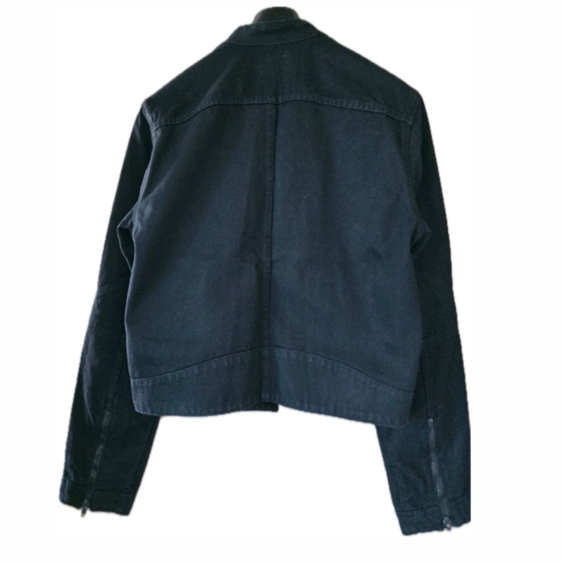 아르마니 익스체인지 흑청 바이커 자켓 상품이미지2