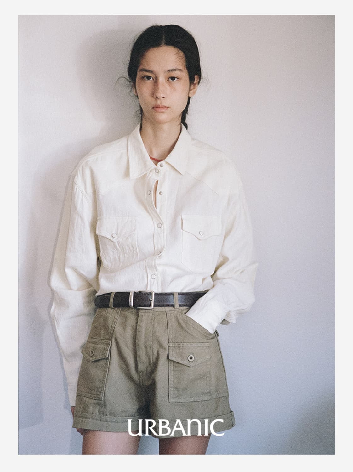 얼바닉30 랜치 셔츠 내추럴 상품이미지1