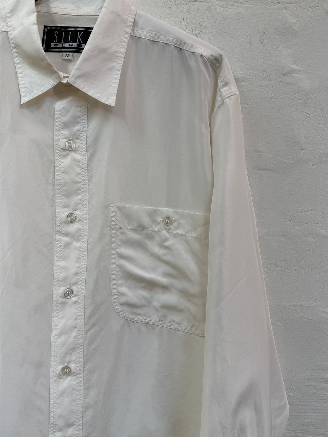 Silk Club 실크 화이트 셔츠 M 상품이미지4