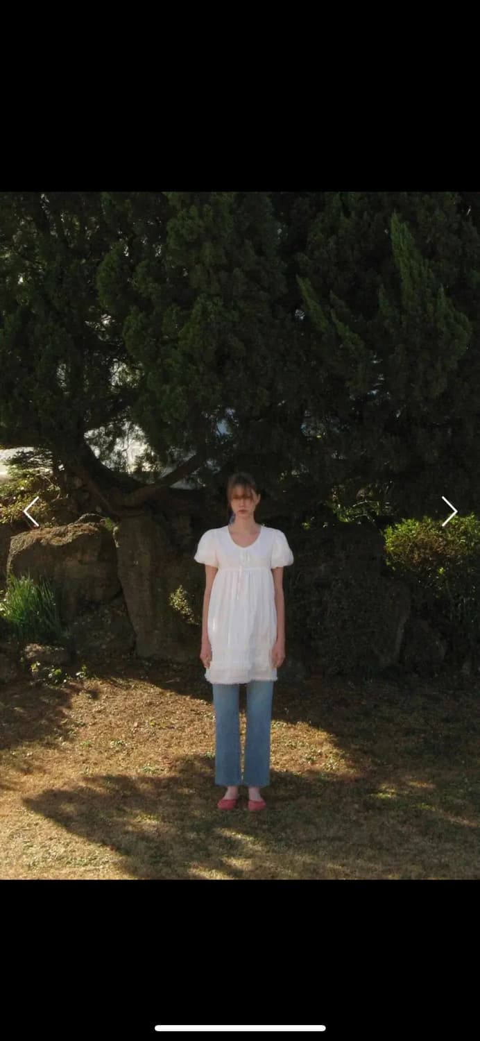 시눈 레이스 퍼프 드레스 상품이미지4