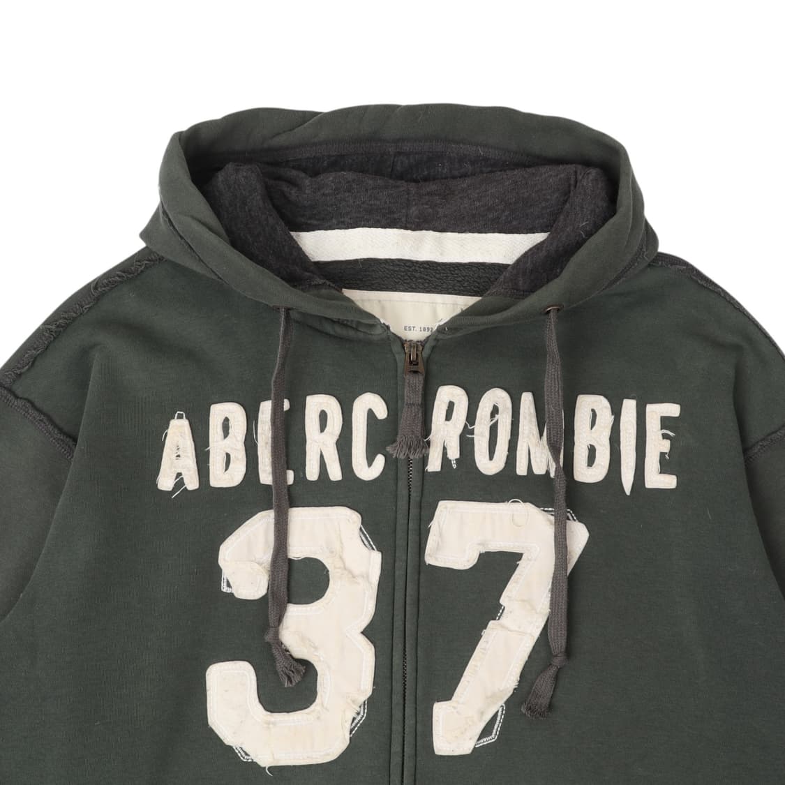 아베크롬비 37 카키 그린 후드집업 상품이미지2