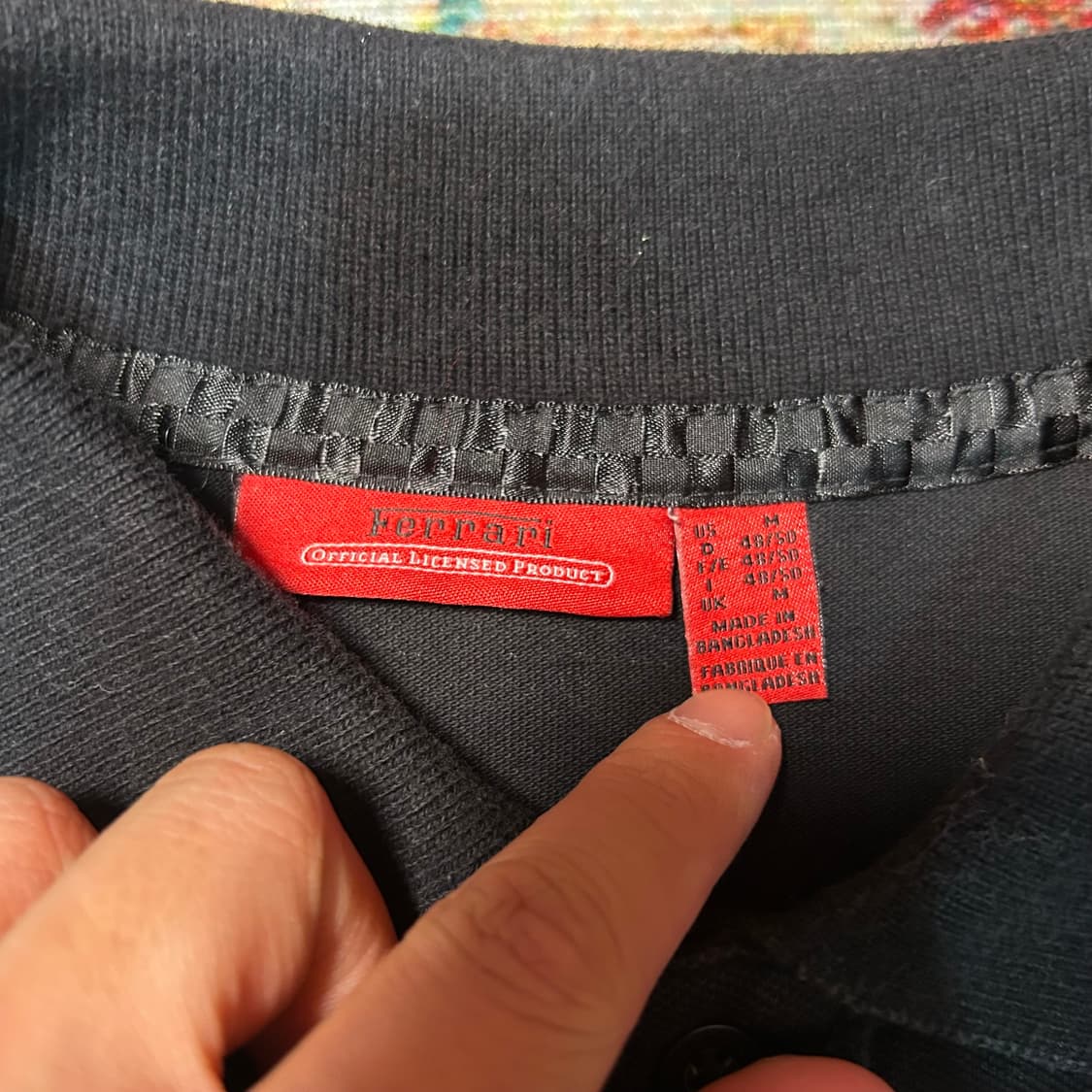 [M] 페라리 오피셜 카라 반팔 상품이미지4