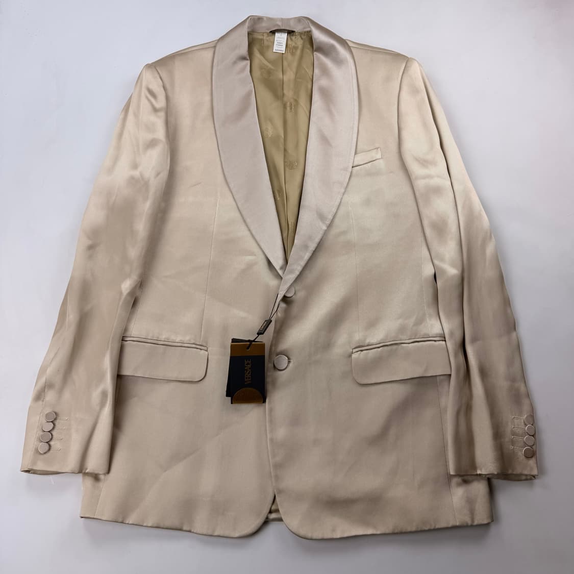 베르사체 실크 혼방 블레이저&하의 셋업 상품이미지1