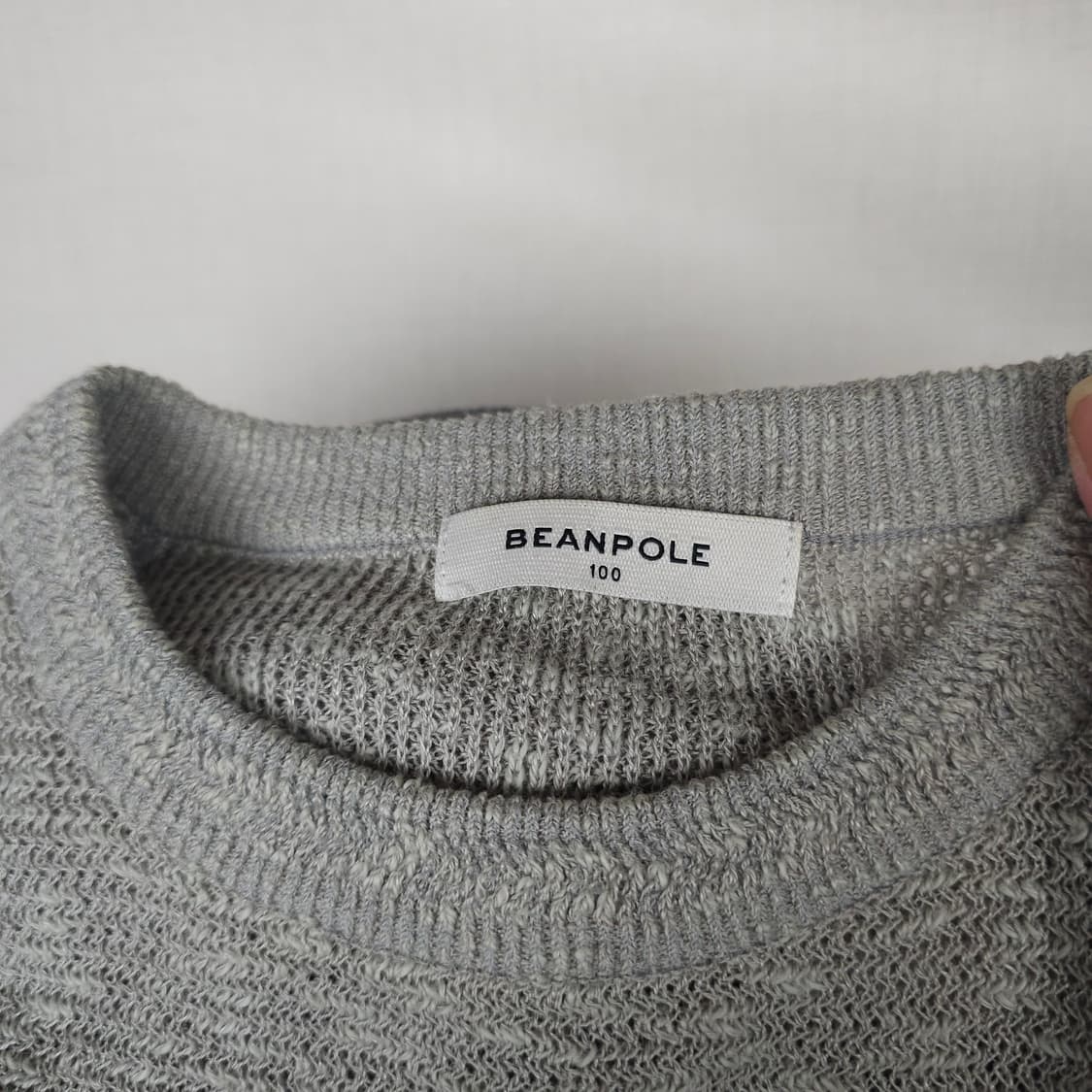 빈폴 라운드니트티 남자100사이즈  상품이미지3