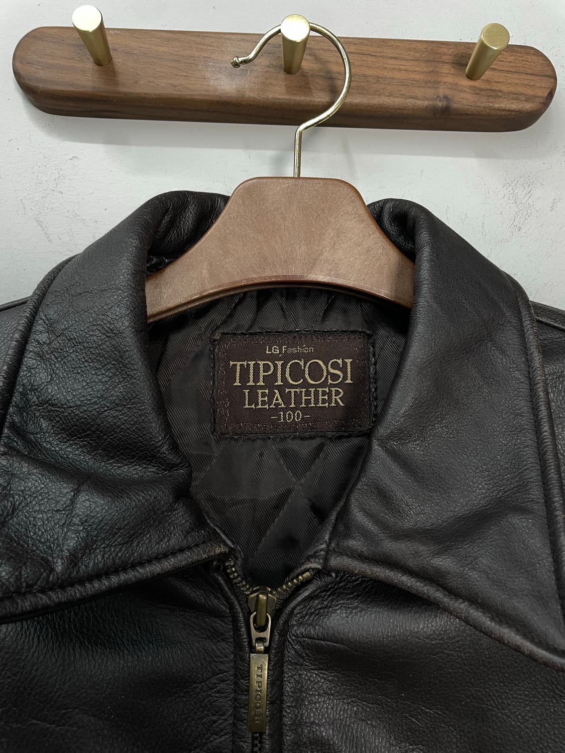 TIPICOSI LEATHER 빈티지 레더 자켓 H236 상품이미지6