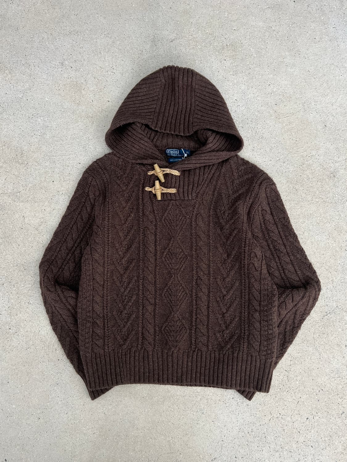 폴로 랄프로렌 더플 후드 니트 상품이미지1