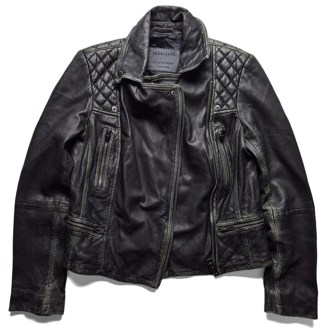 [S] 올세인츠 카고 바이커 레더자켓 상품이미지2