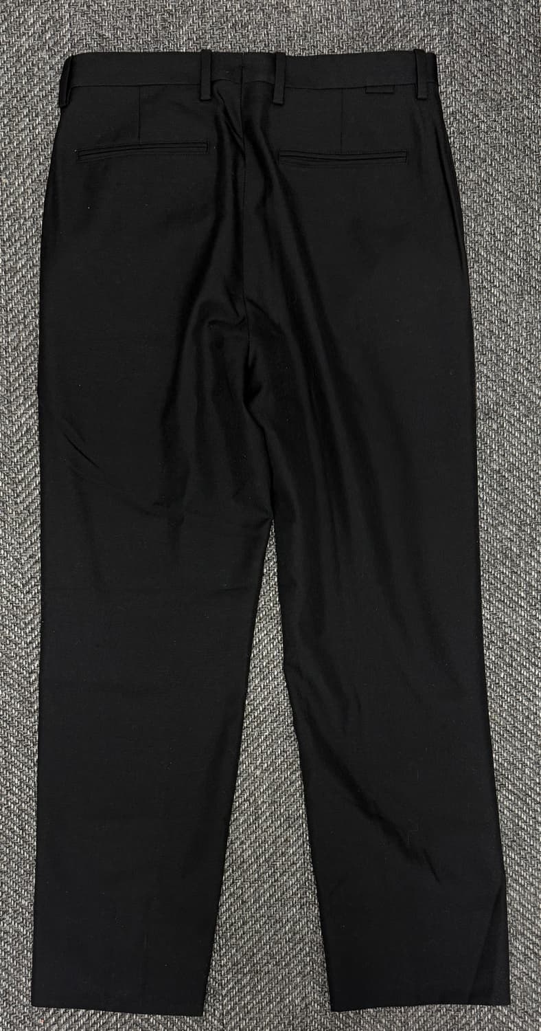 포터리 울 테이퍼드 트라우저 블랙 남자 2사이즈 상품이미지2