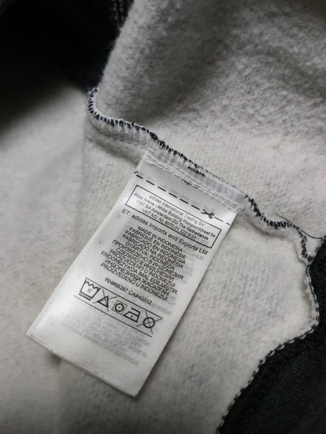 아디다스 오리지날 트레포일 챠콜 후드티 2XL 상품이미지6
