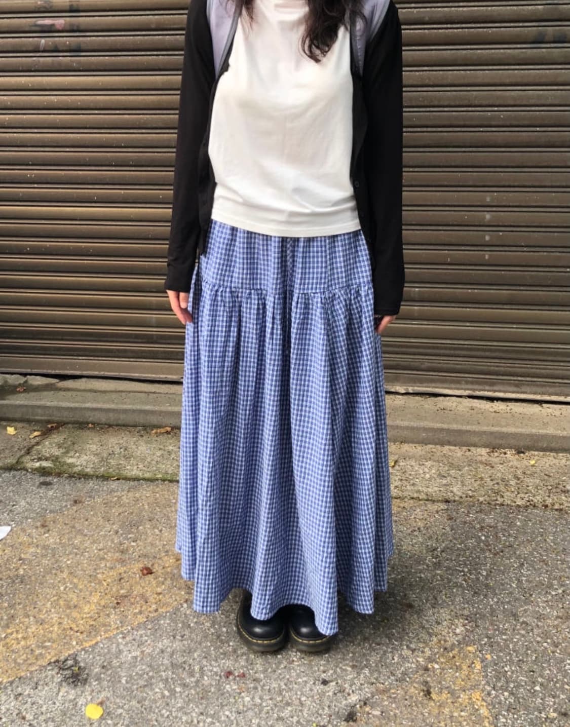 Onid  모어 체크 스커트  상품이미지3