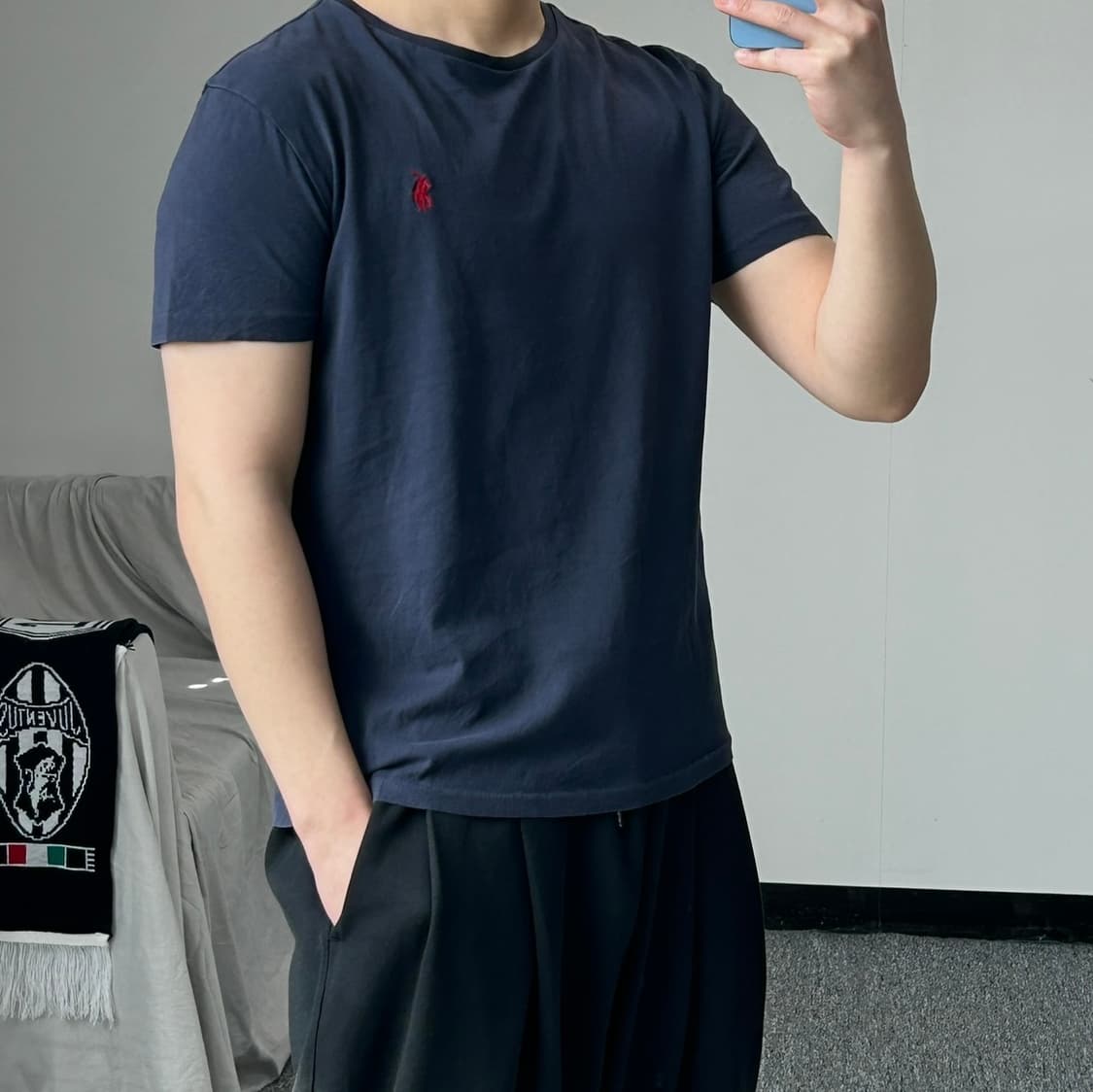 폴로 랄프로렌 네이비 반팔티셔츠  상품이미지2