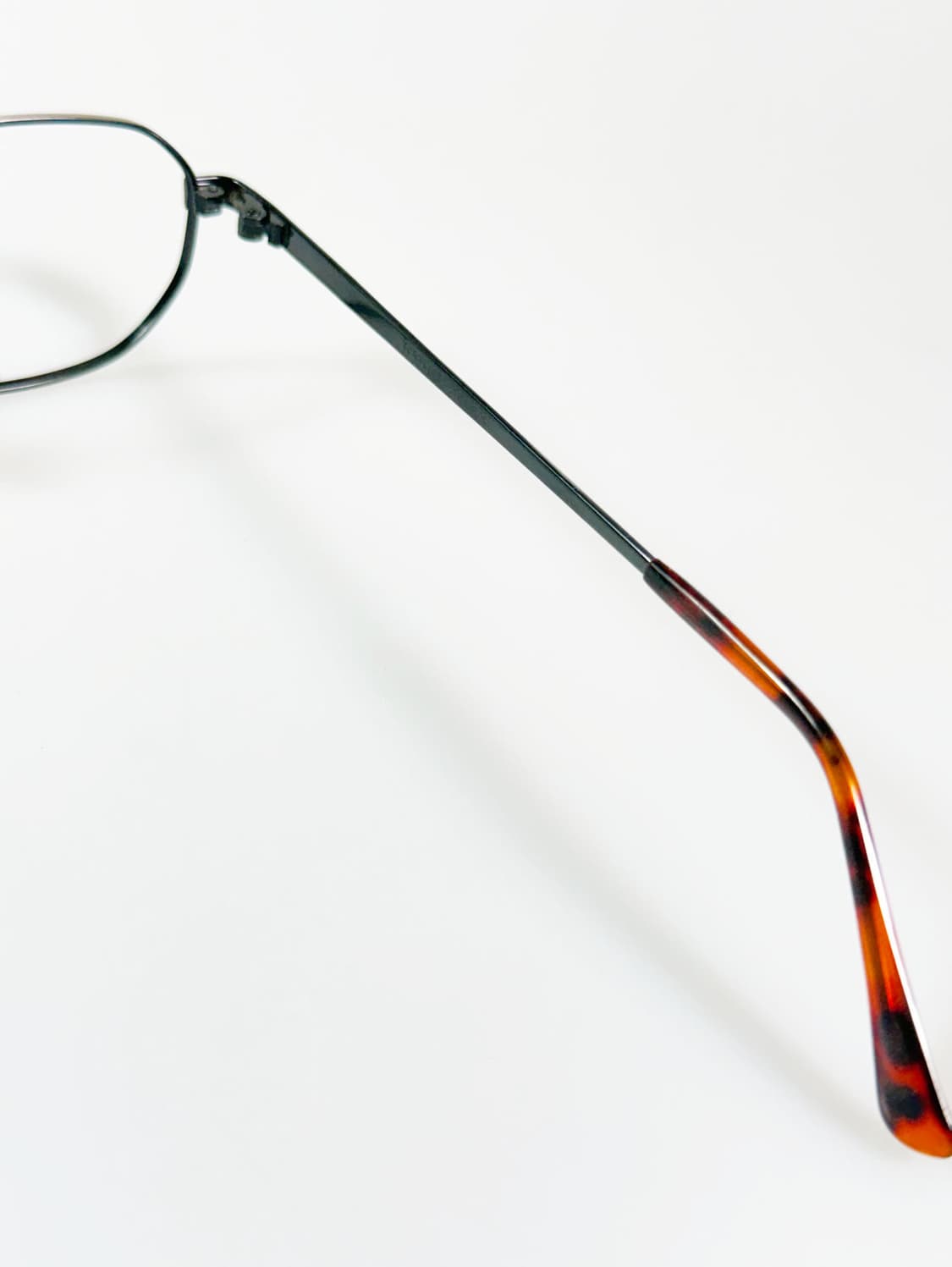 90s TORTOISE 건메탈 슬림 스퀘어 빈티지 안경 상품이미지6