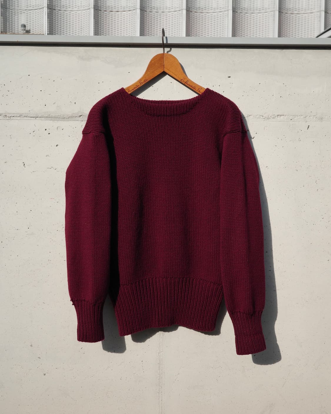 50s Levine bors 와이드 립 와인 스웨터 상품이미지1