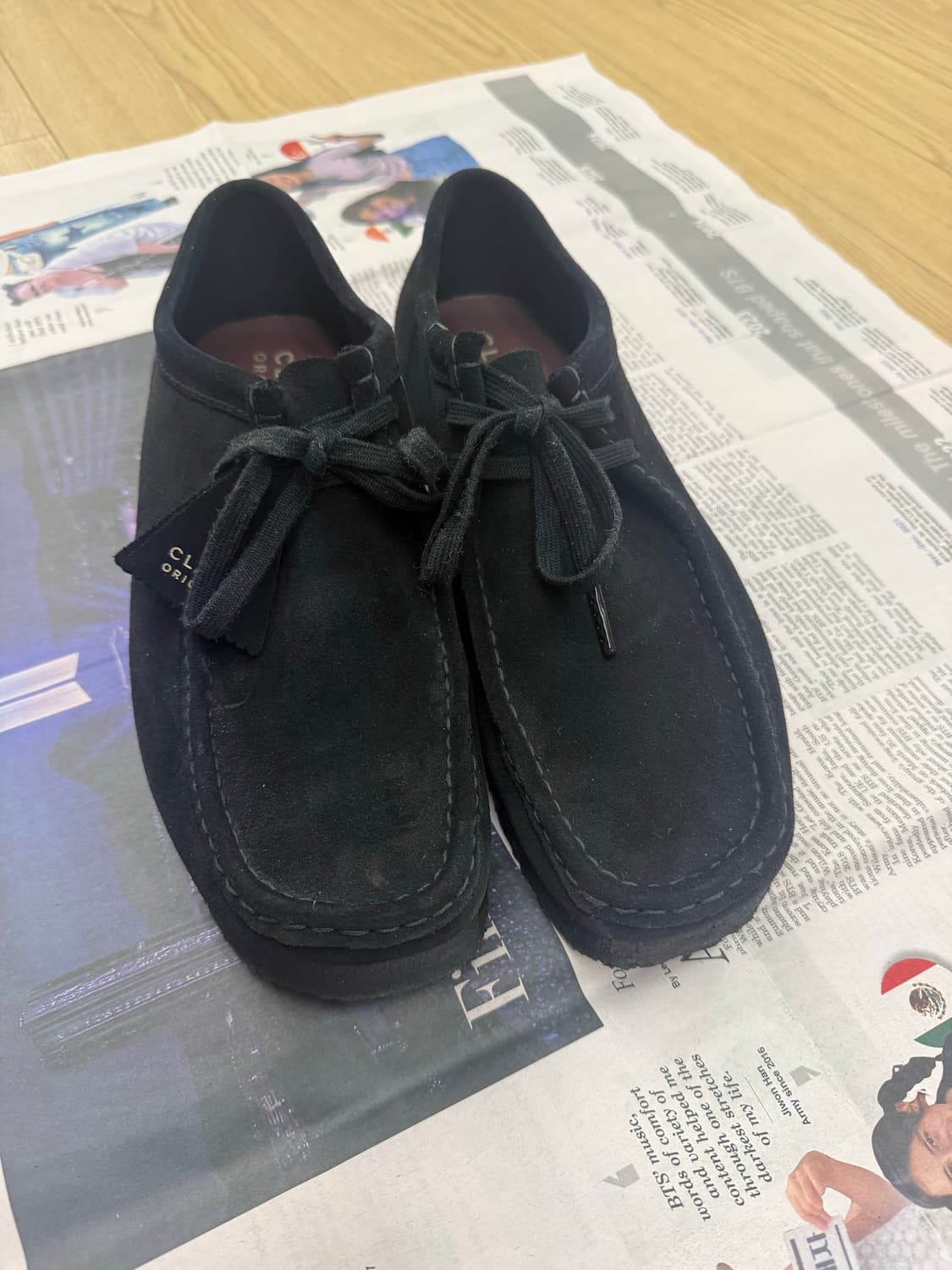 클락스 왈라비 M 블랙 상품이미지2