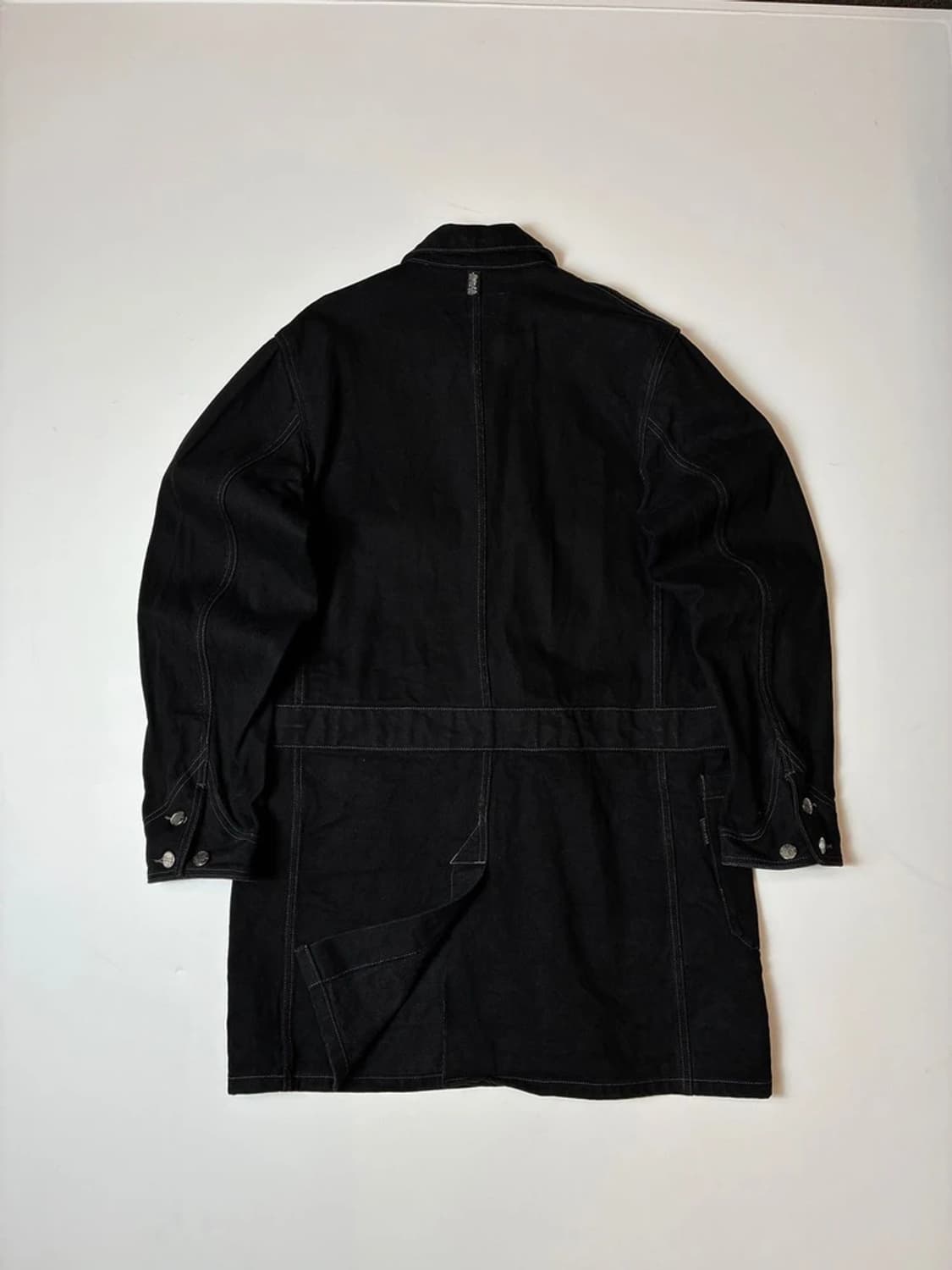 디아프바인 헤비코튼 데님 싱글 코트 PN8078 상품이미지6