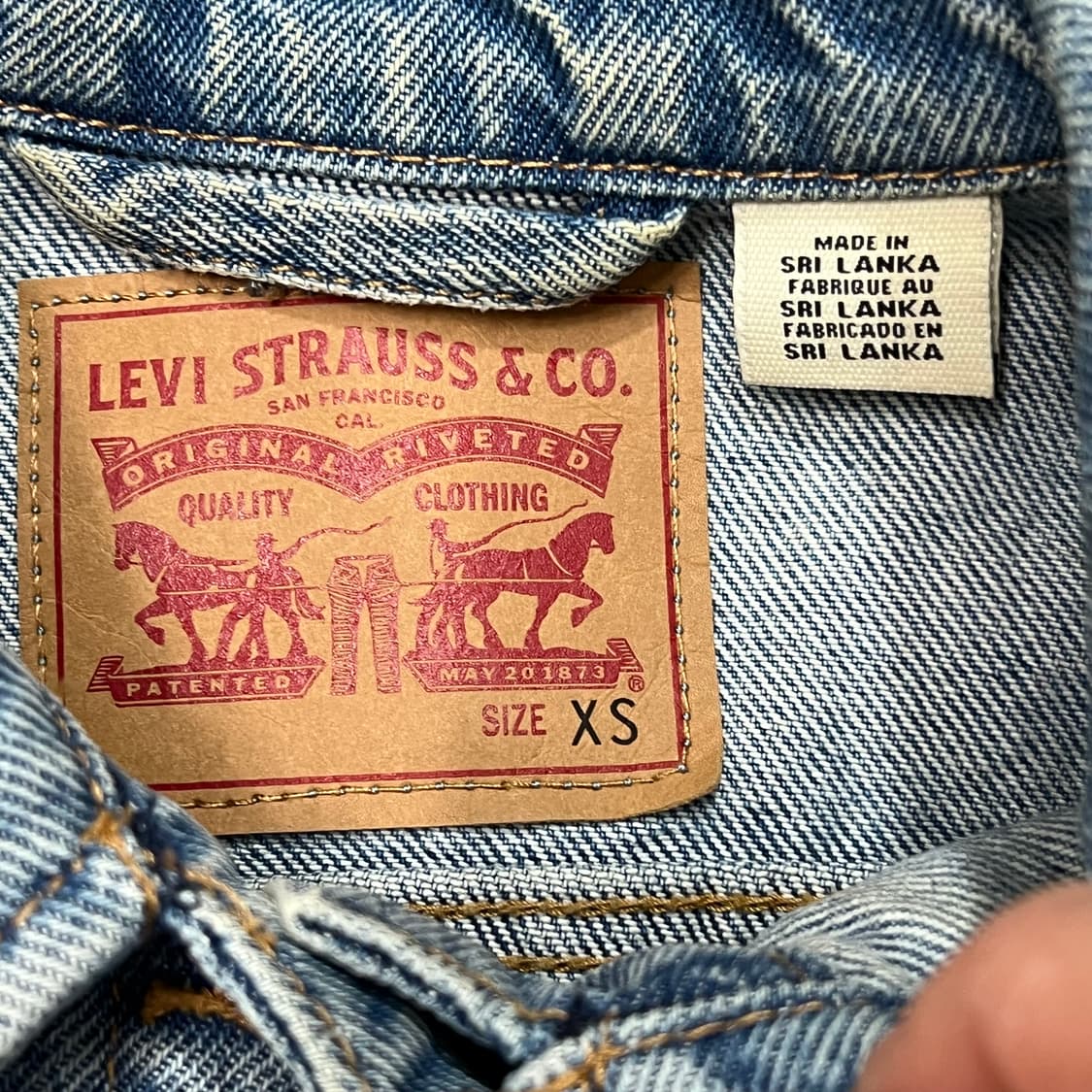 [우먼85] 리바이스 데님자켓 상품이미지3