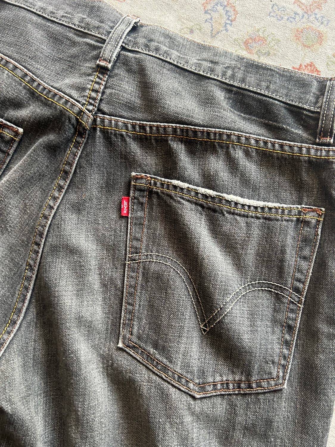 00‘s Levi’s 569 black 35in 상품이미지5