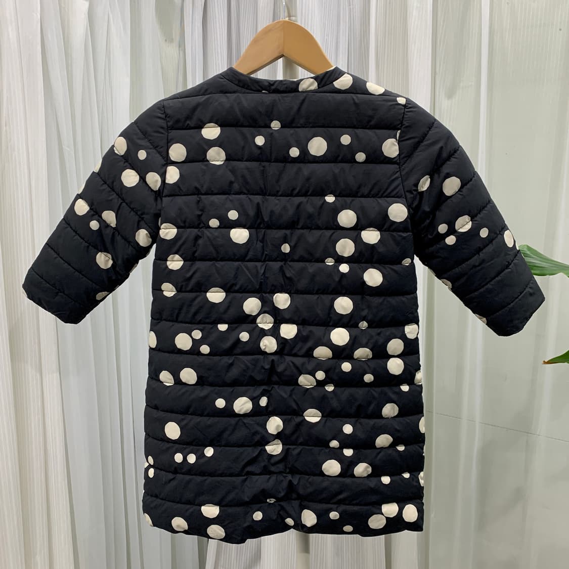 베베드피노 도트 경량 롱패딩 1718 상품이미지2