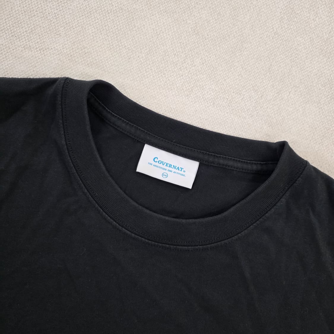 2XL 커버낫 스몰 어센틱 로고 반팔티 0225J 상품이미지2