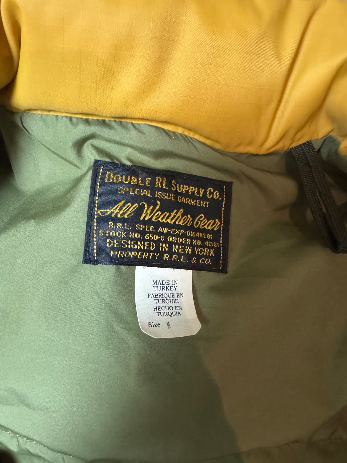 25신상 새상품) 더블알엘 립스탑 파카 (패딩 자켓) 상품이미지4