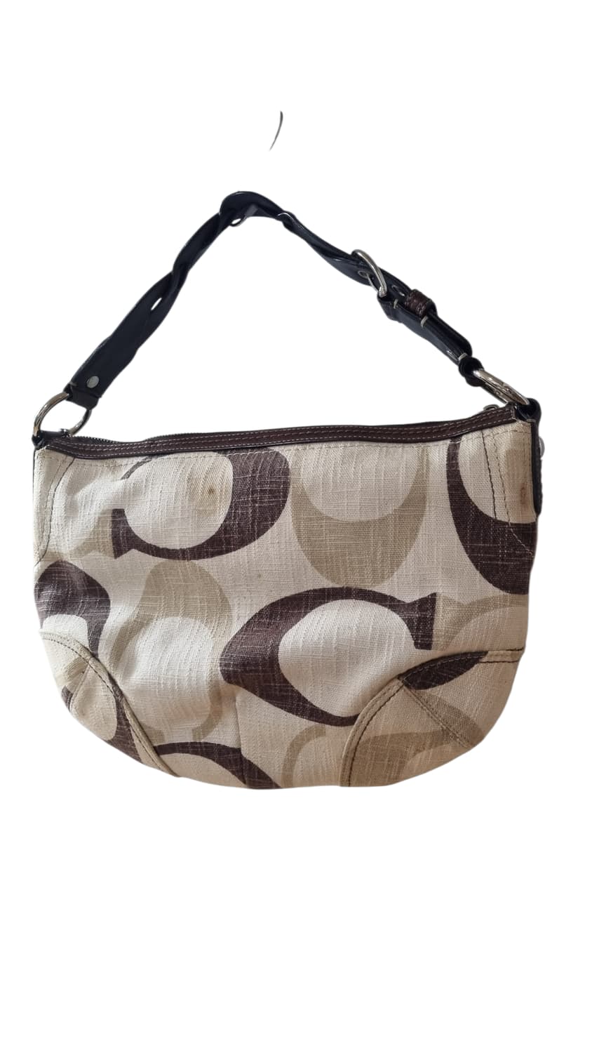 Coach 코치 시그니처 린넨 버클 숄더백 갸루 y2k 상품이미지7