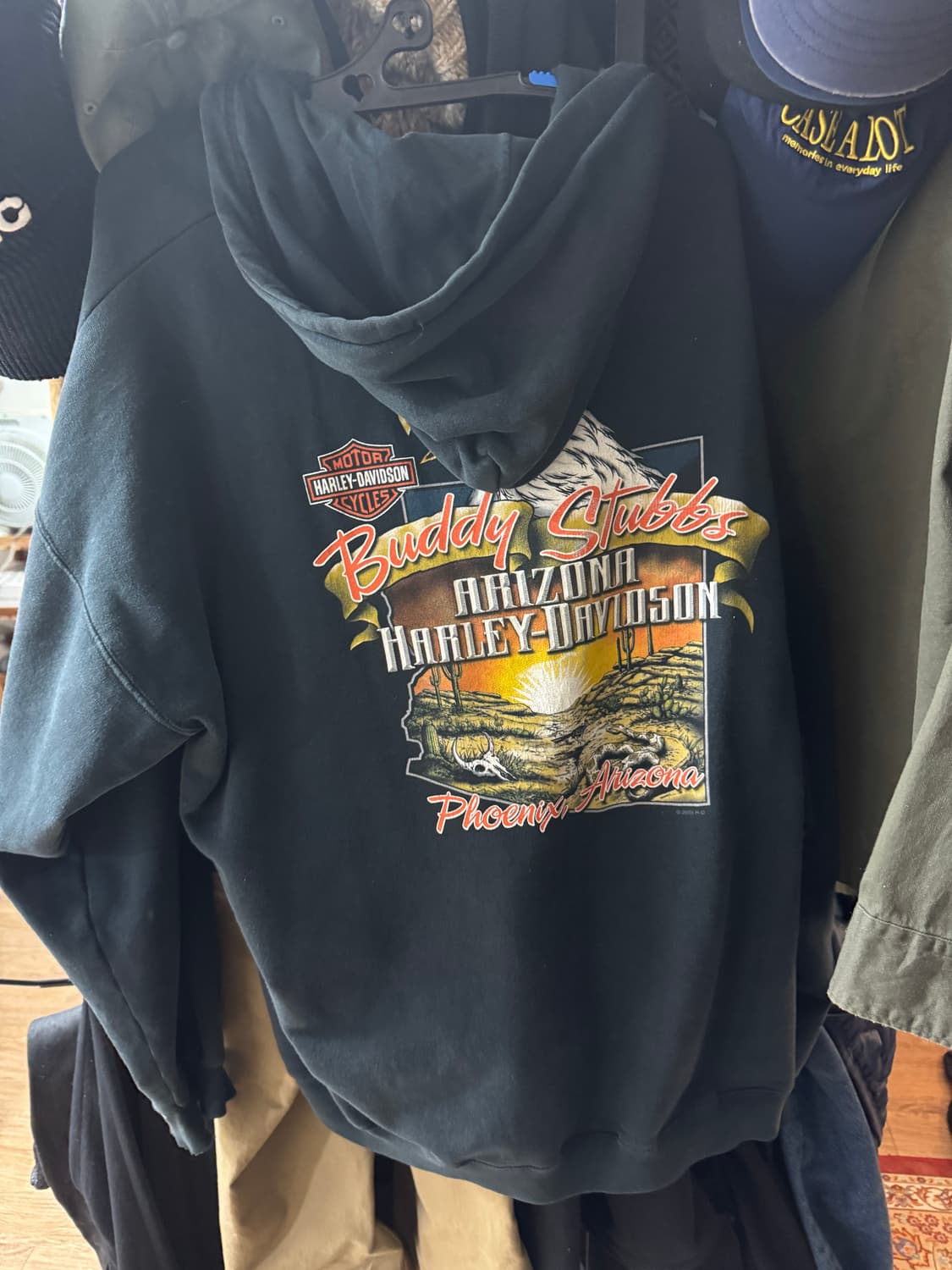 빈티지 할리데이빗슨 후드집업  상품이미지2