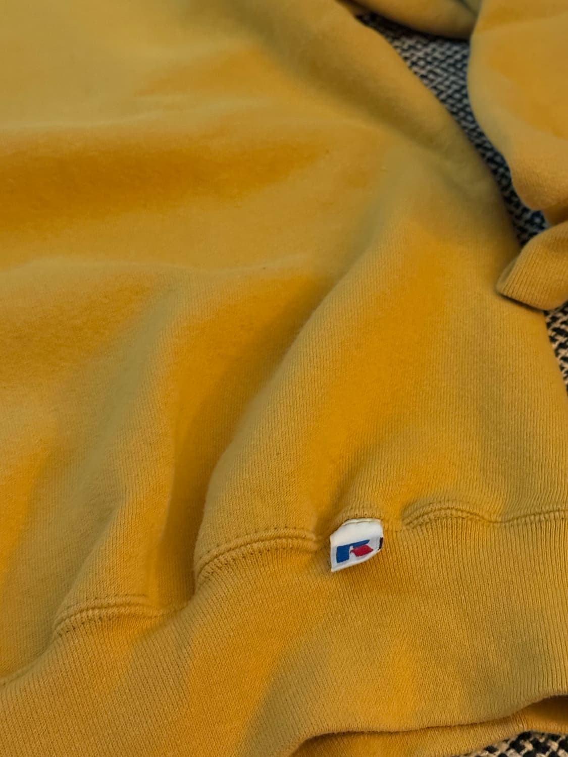 90s mexico 러셀(RUSSELL) 스웻셔츠 L 옐로 상품이미지2
