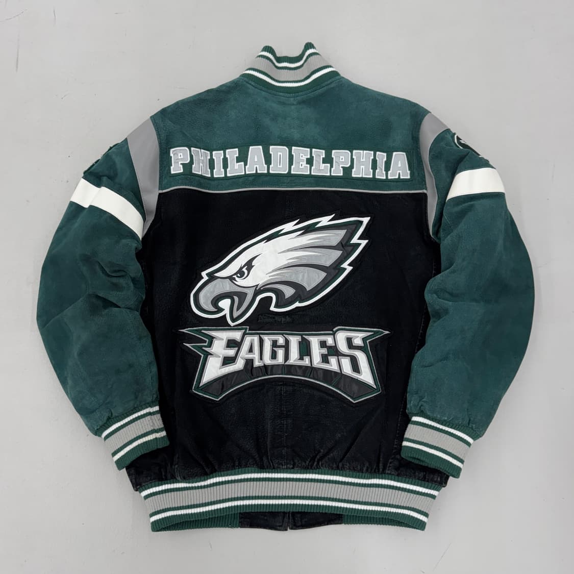 NFL 90s 필라델피아 이글스 올드스쿨 스웨이드 레더 가죽자켓 상품이미지3