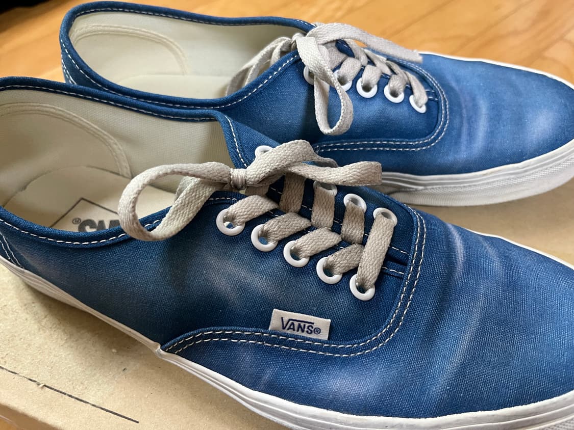 반스 어센틱 웨이브 워시드 블루 270 상품이미지4