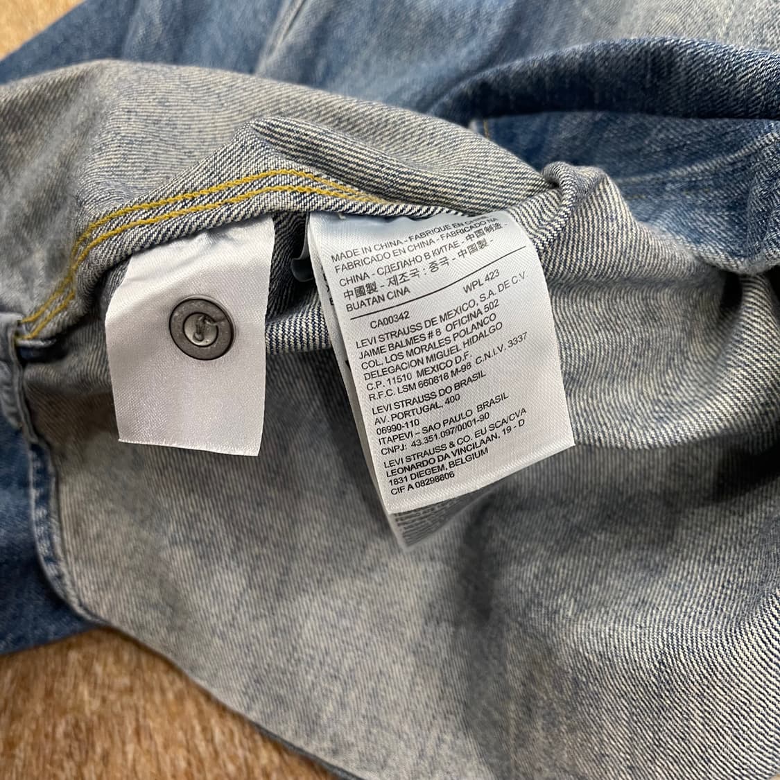 리바이스 웨스턴 데님셔츠 상품이미지4