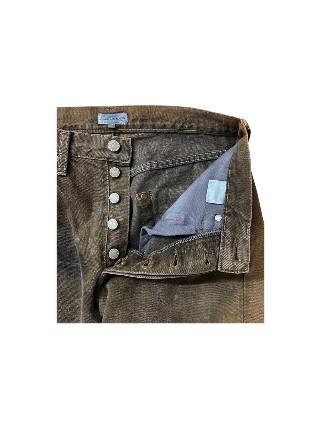 DRIES VAN NOTEN Dyed Denim Pants 상품이미지3