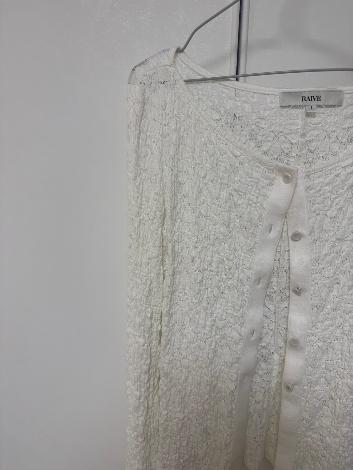 레이브 레이스 버튼 가디건 1사이즈  상품이미지4