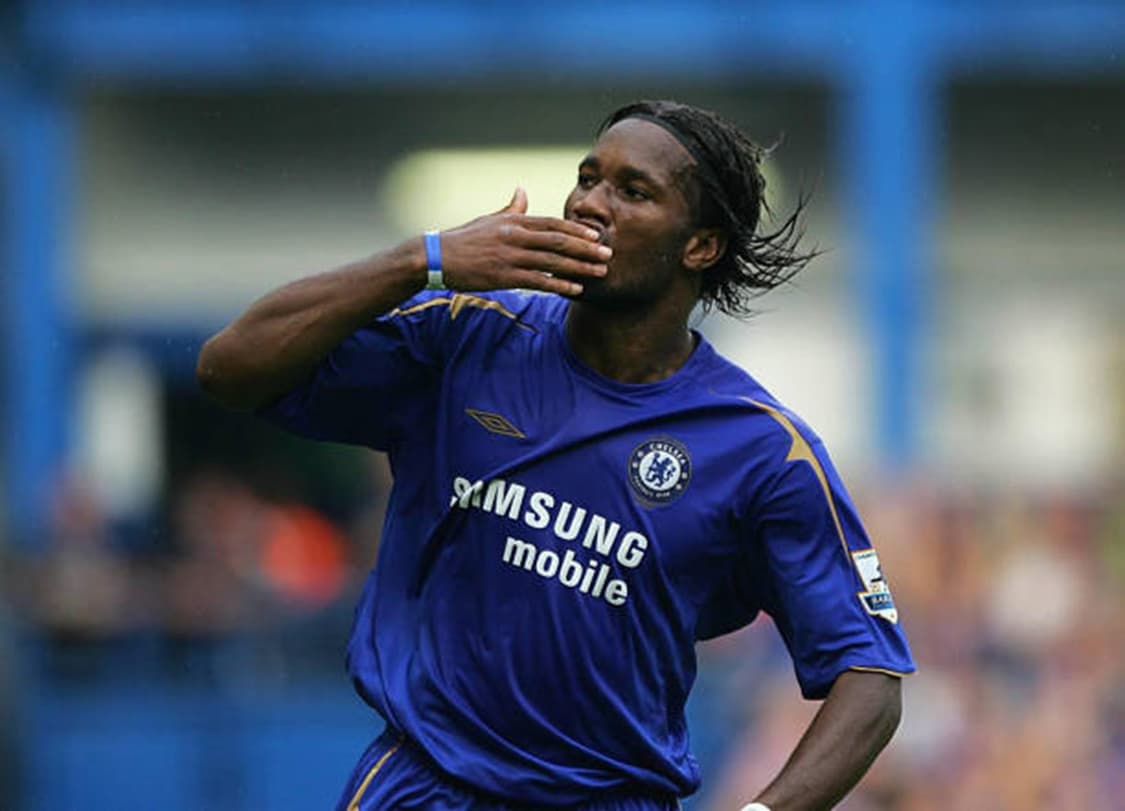 엄브로 첼시 05/06 100주년 홈 셔츠 드록바 No.15 상품이미지1