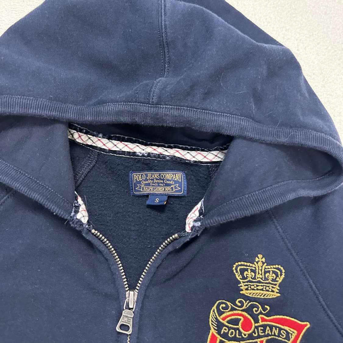 Polo Jeans Company Navy Hoodie Zip-up 상품이미지6