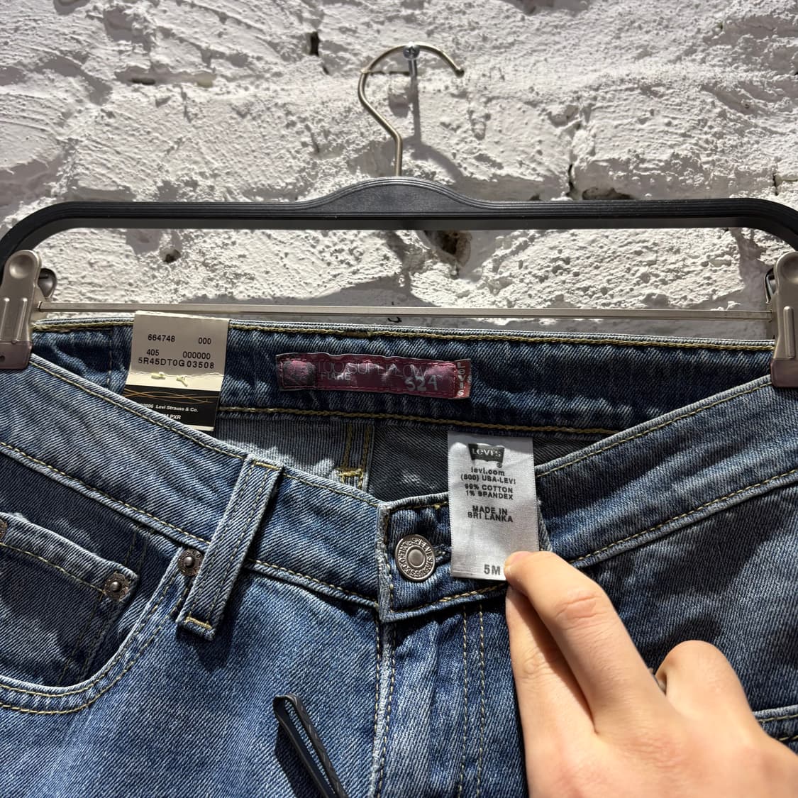 리바이스524 데드스탁 부츠컷 데님팬츠 상품이미지4