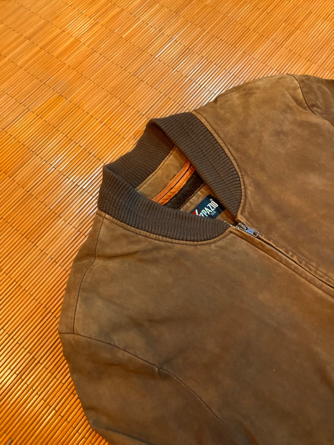 vtg 램스킨 스웨이드 봄버 상품이미지2