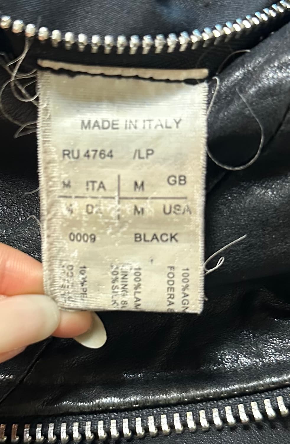 릭오웬스 레더자켓 상품이미지5